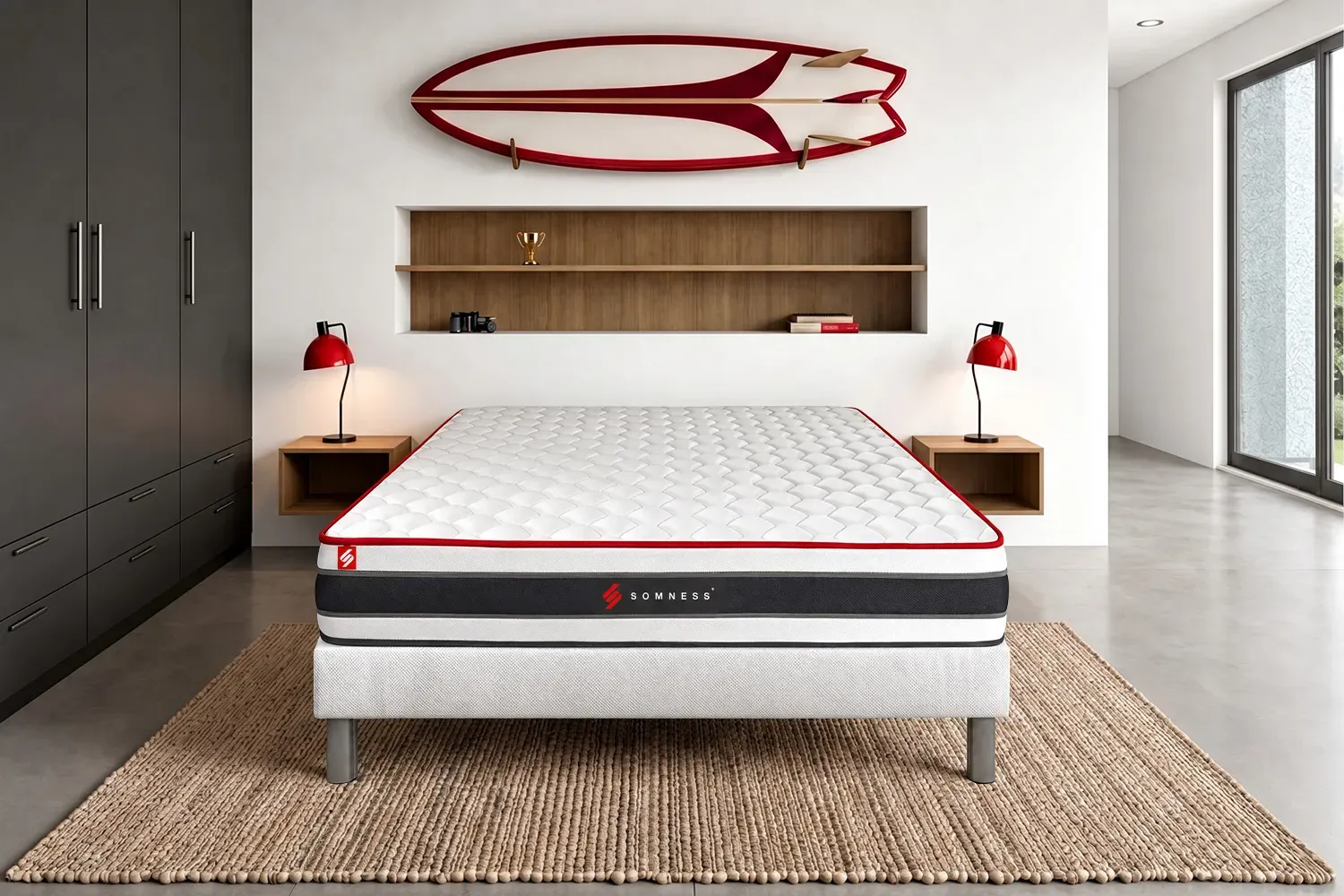 Molblly-Matelas 140 x 190-Épaisseur 30cm-Matelas de lit d'adulte Molblly-Matelas 140 x 190-Épaisseur 30cm-Matelas de lit d'adulte