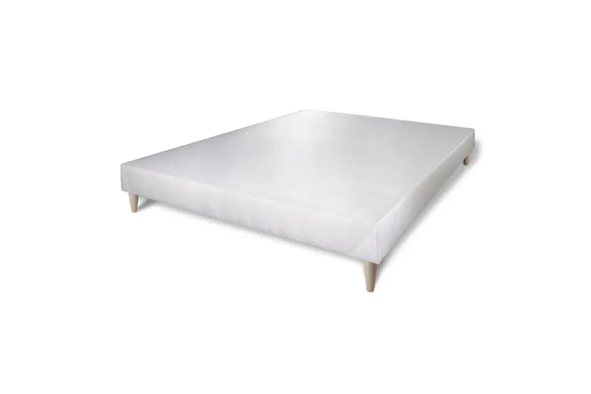 Ensemble Matelas Sommier 160x200 cm - Sommier Blanc (déjà monté) - Regen